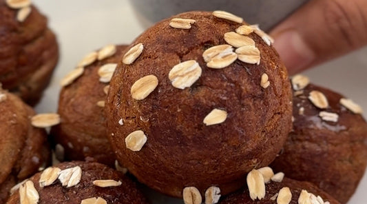 Eggless Pancake Bombs: Healthy No Maida Pancake Balls Filled with Dates!
