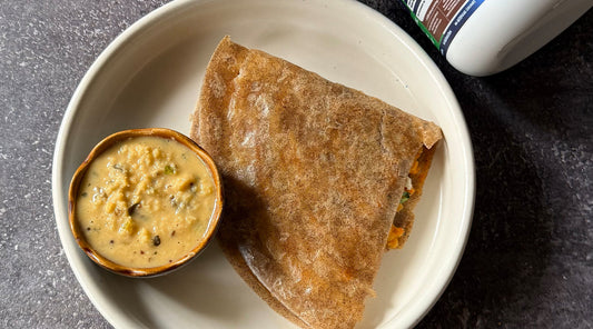 4-in-1 Way Ragi Dosa Wrap: Healthy High Protein Veg Wrap!