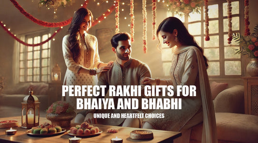 sister celebrating rakhi with her brother and sister-in-law
