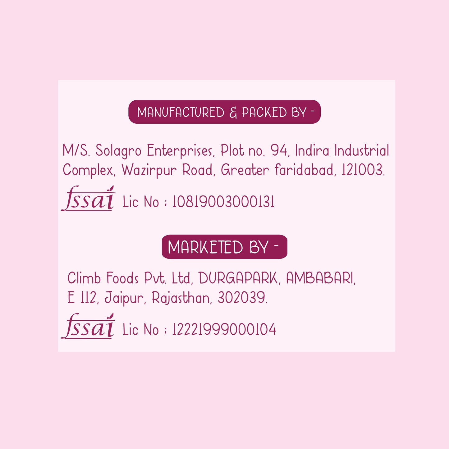 Strawberry Pancake Mix with Jowar and Oats - 150gms