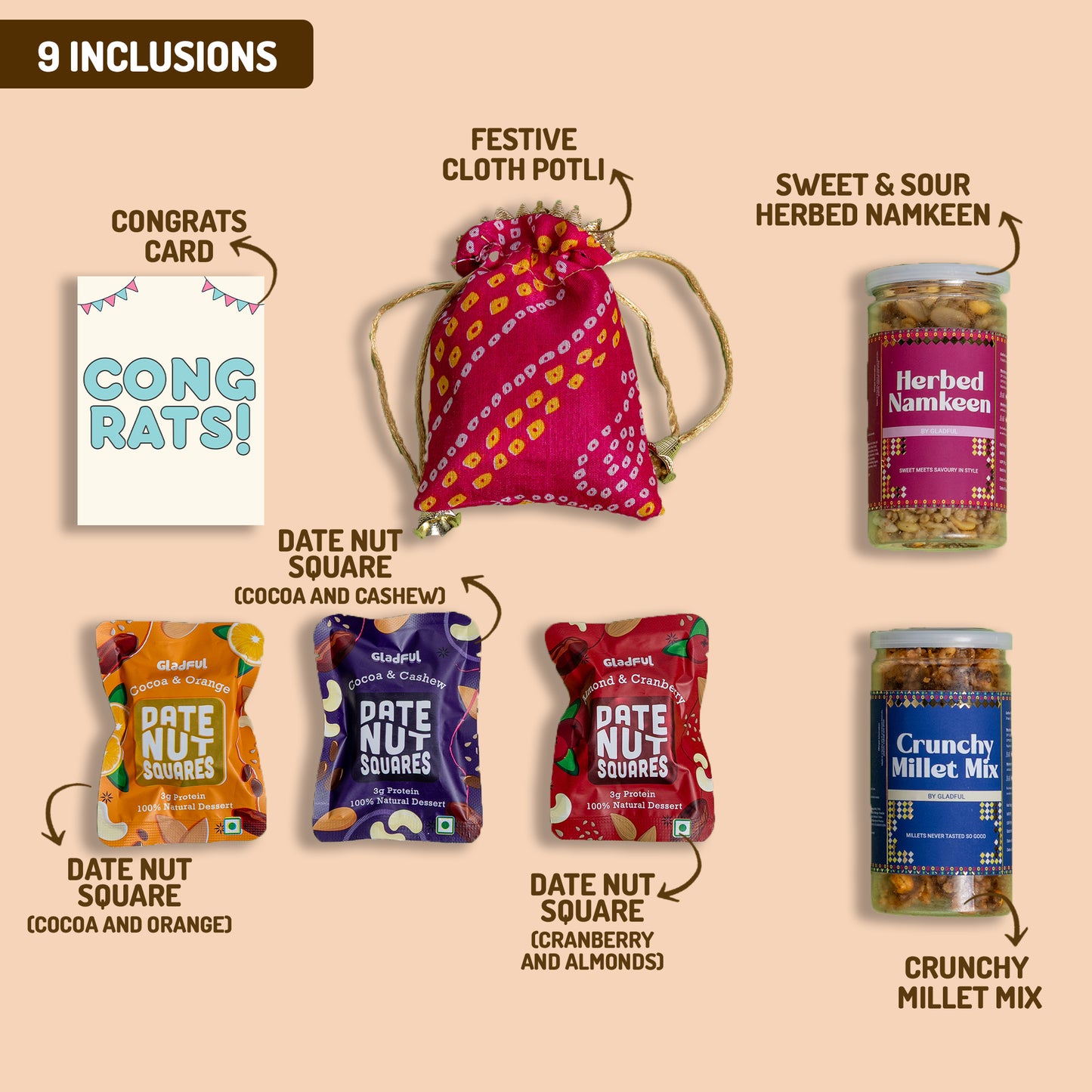 Clean Cravings Delights Gift Box - 7 Products