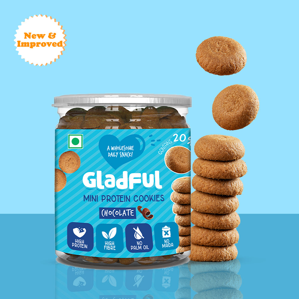 Chocolate Mini Cookies for Kids | No Maida Cookies