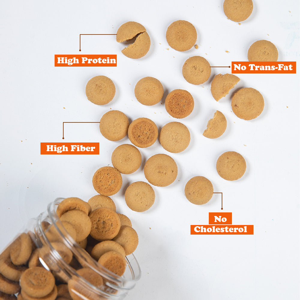 Chocolate Mini Cookies for Kids | No Maida Cookies