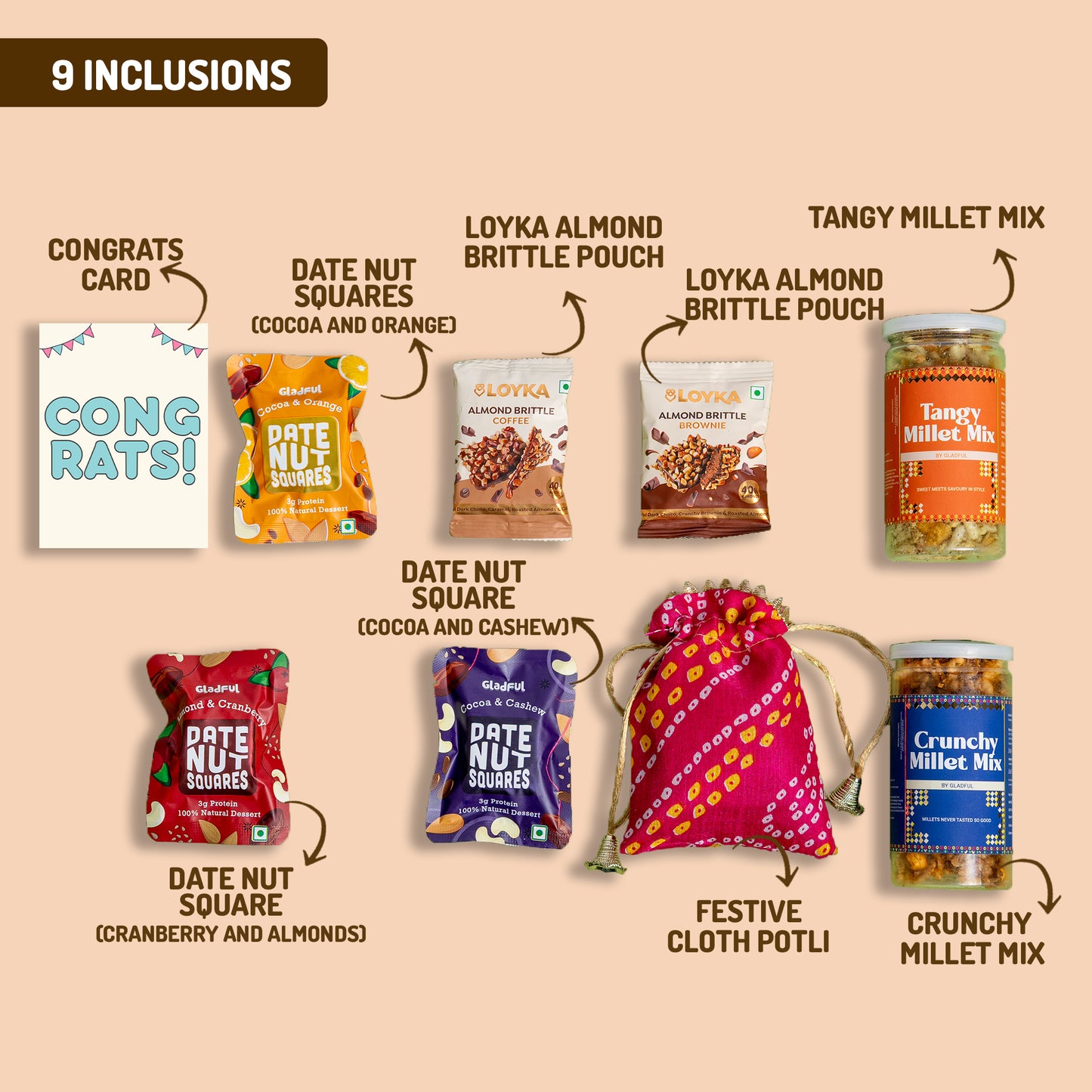 Balanced Bites Healthy Gift Box - 9 Products