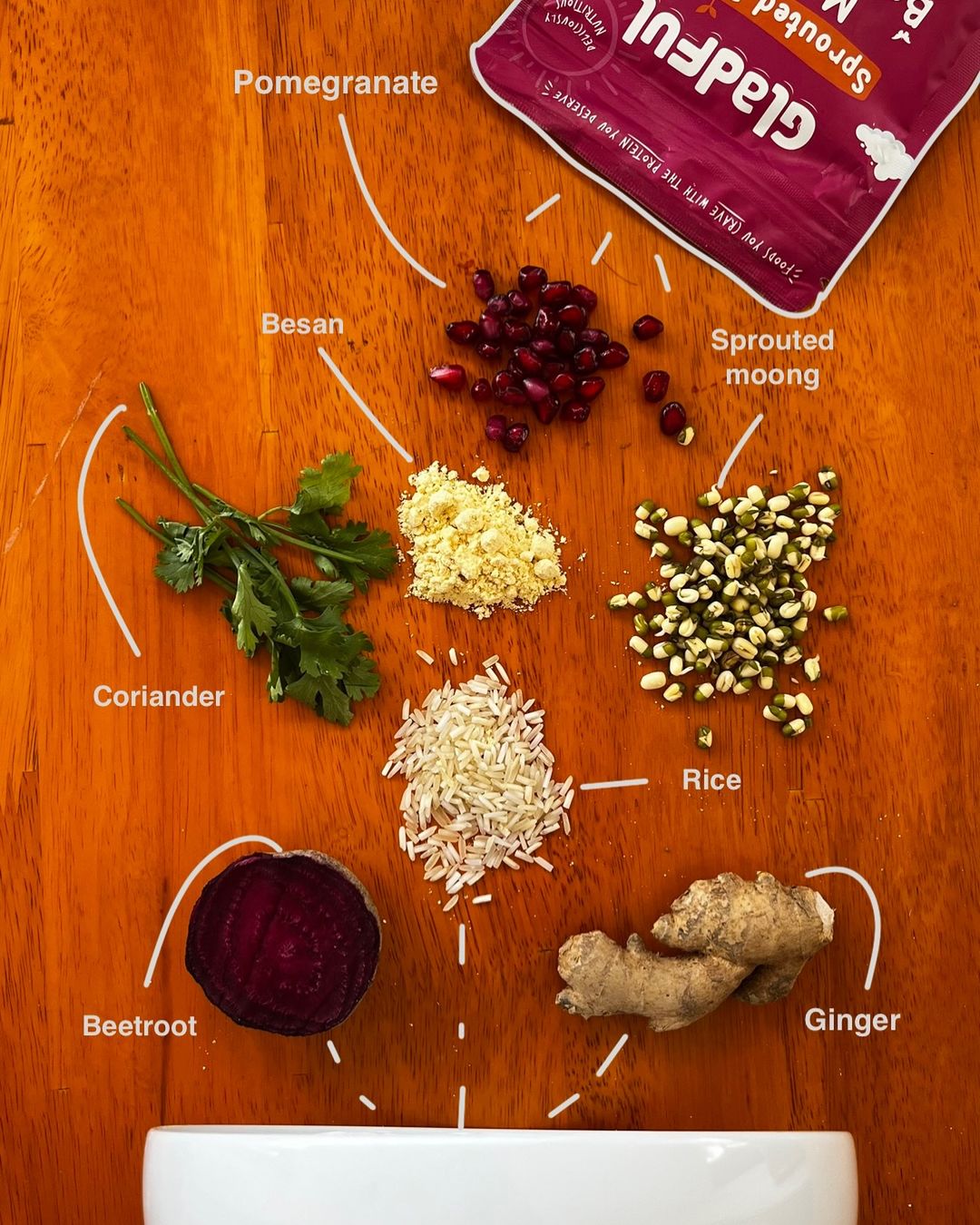 Beetroot Sprouted Moong Dal Chilla - 200gms