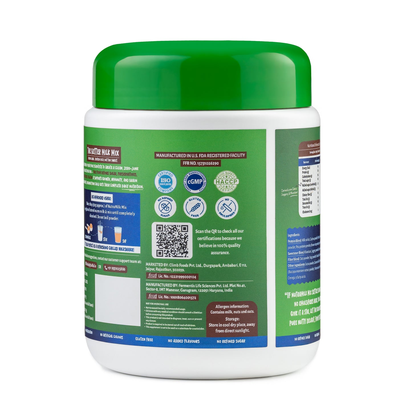 NutraMilk Mix 7+ yrs | Chocolate Pack of 2*400g