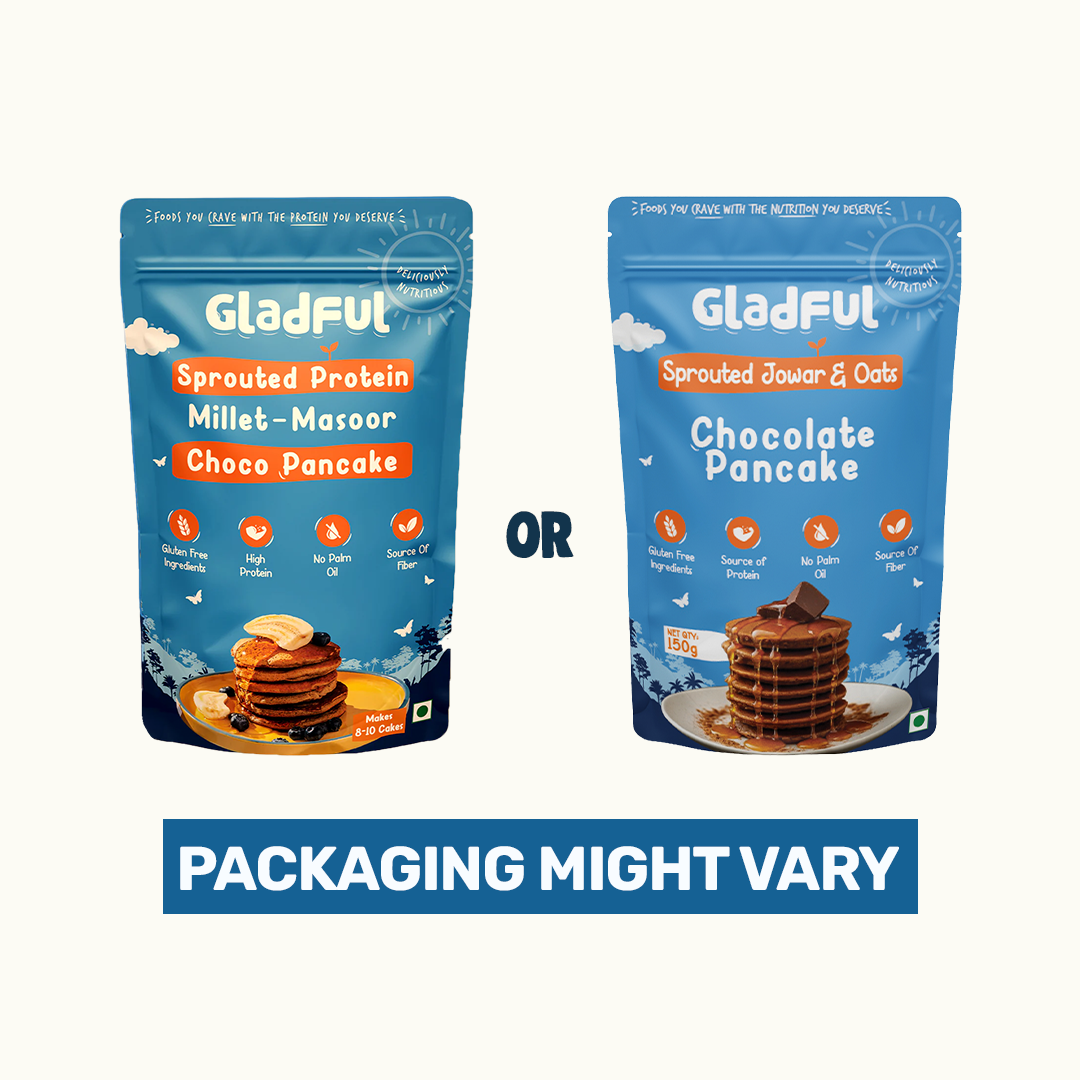 Chocolate Pancake Mix with Sprouted Millets and Masoor - 150gms