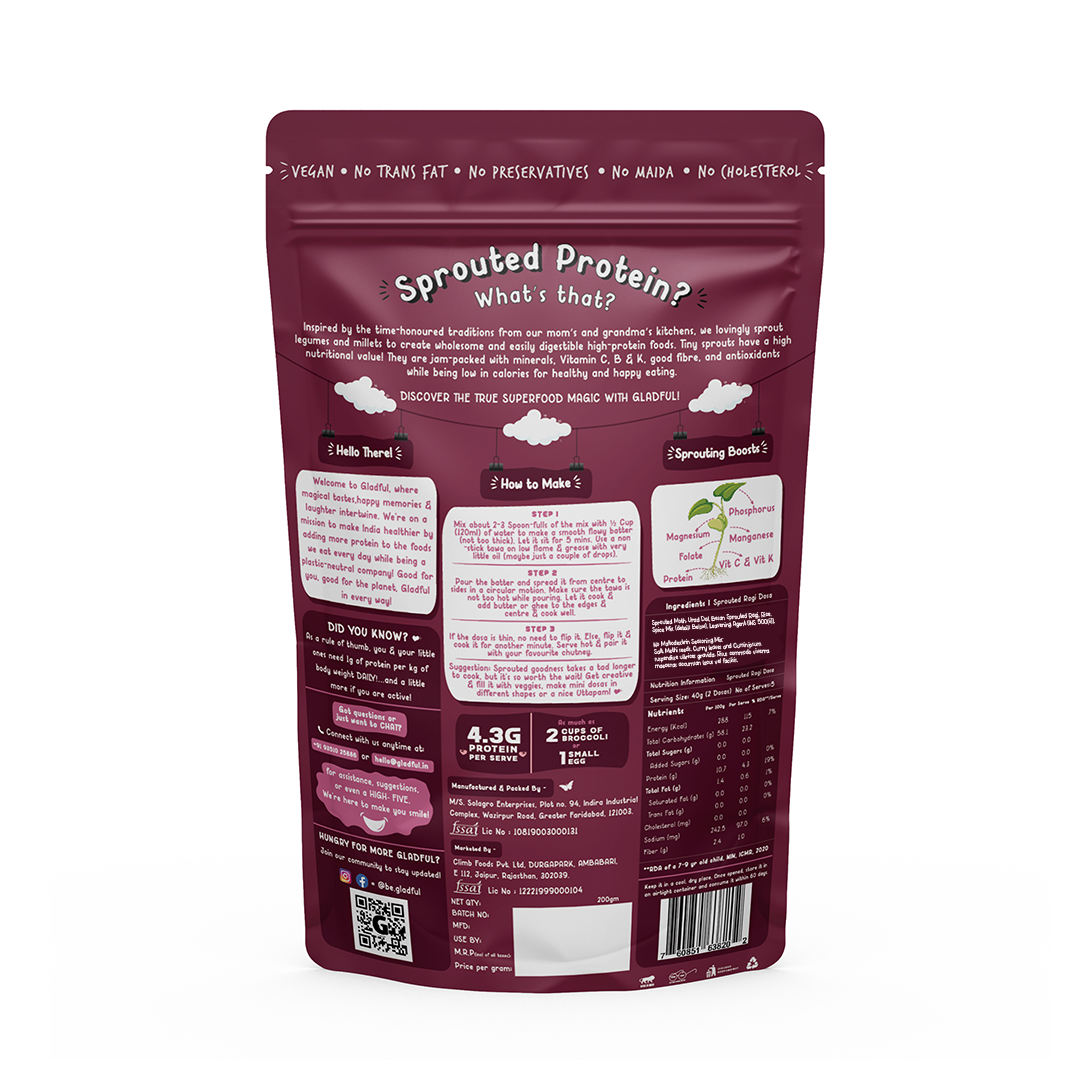 Ragi Dosa Instant Mix - 200gms