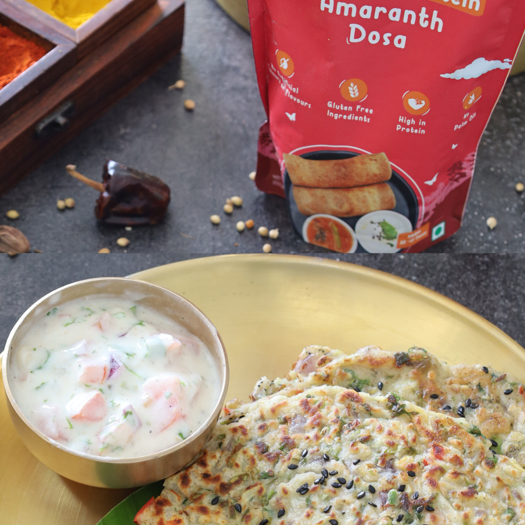Gladful Amaranth(Rajgiri) Dosa Instant Mix - 200gms