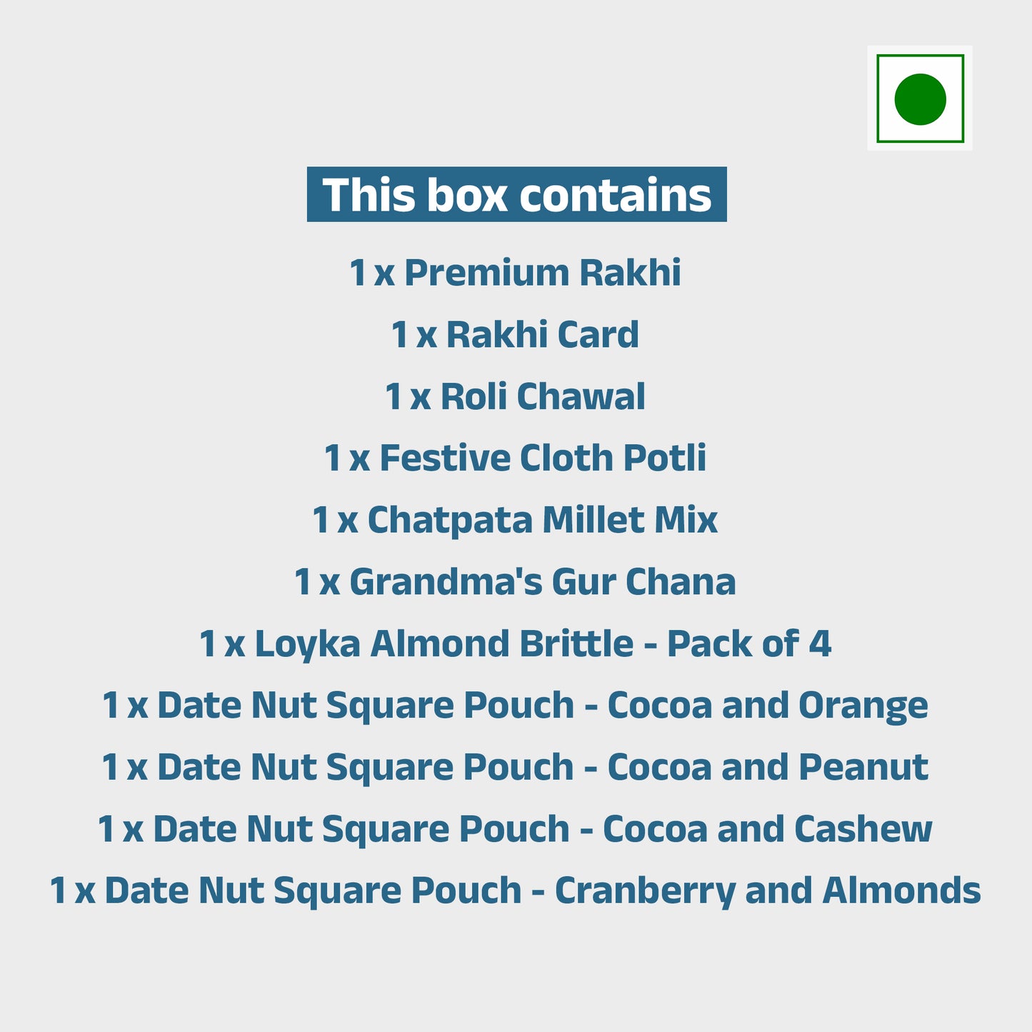Celebration Station Rakhi Gift Hamper - 14 Products