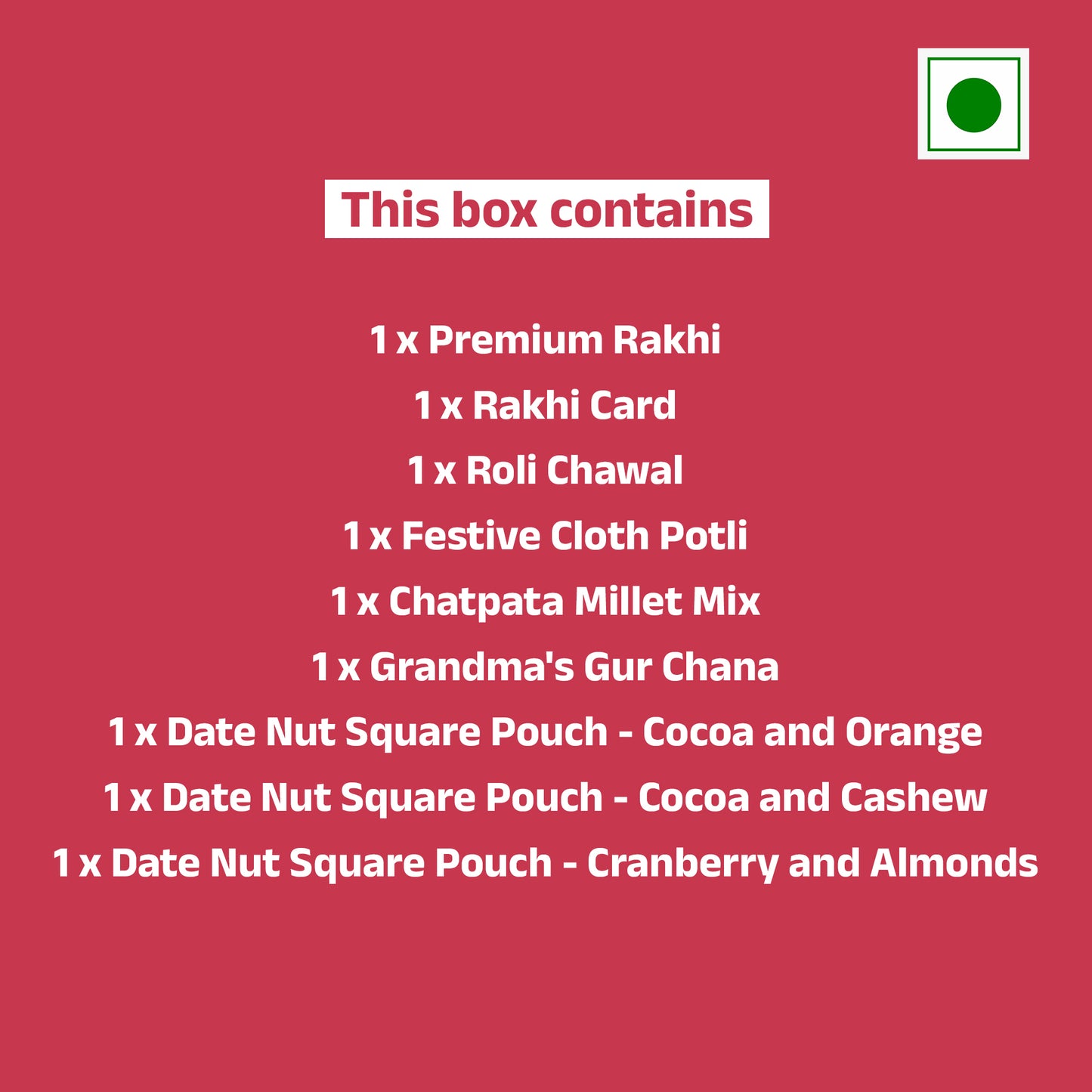 Rishton ka Tohfa Rakhi Gift Box - 9 Products