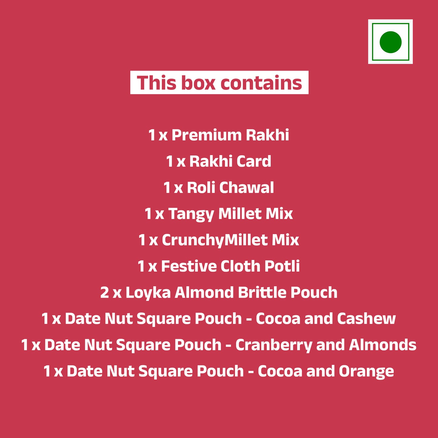 Pyaar ka Pitaara Rakhi Gift Hamper - 11 Products