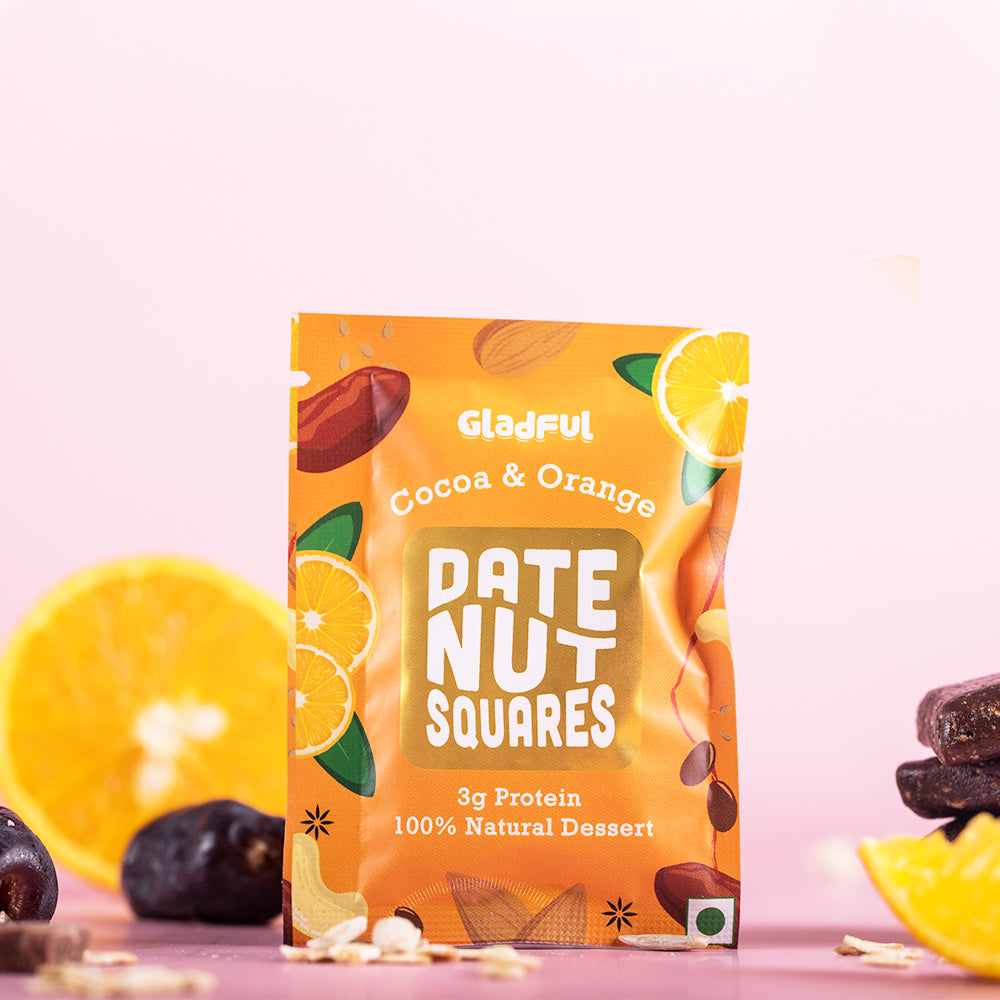 Cocoa Orange Date Nut Square ( Free Gift 1 )