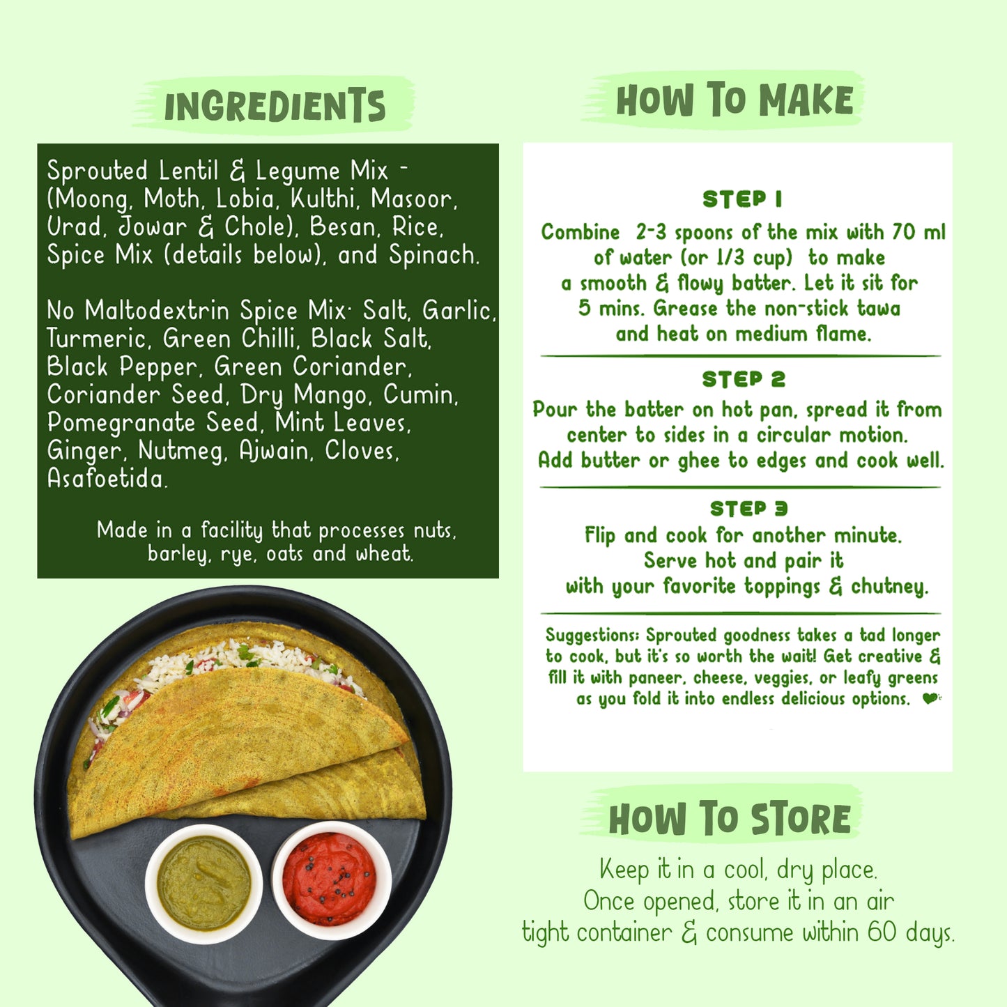 Chilla Feast Combo - 4 Packs | 800gms