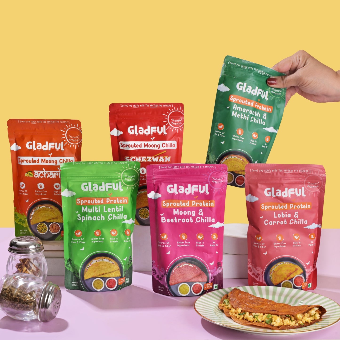 Try Them All Chilla Combo - 6 Packs | 1200gms