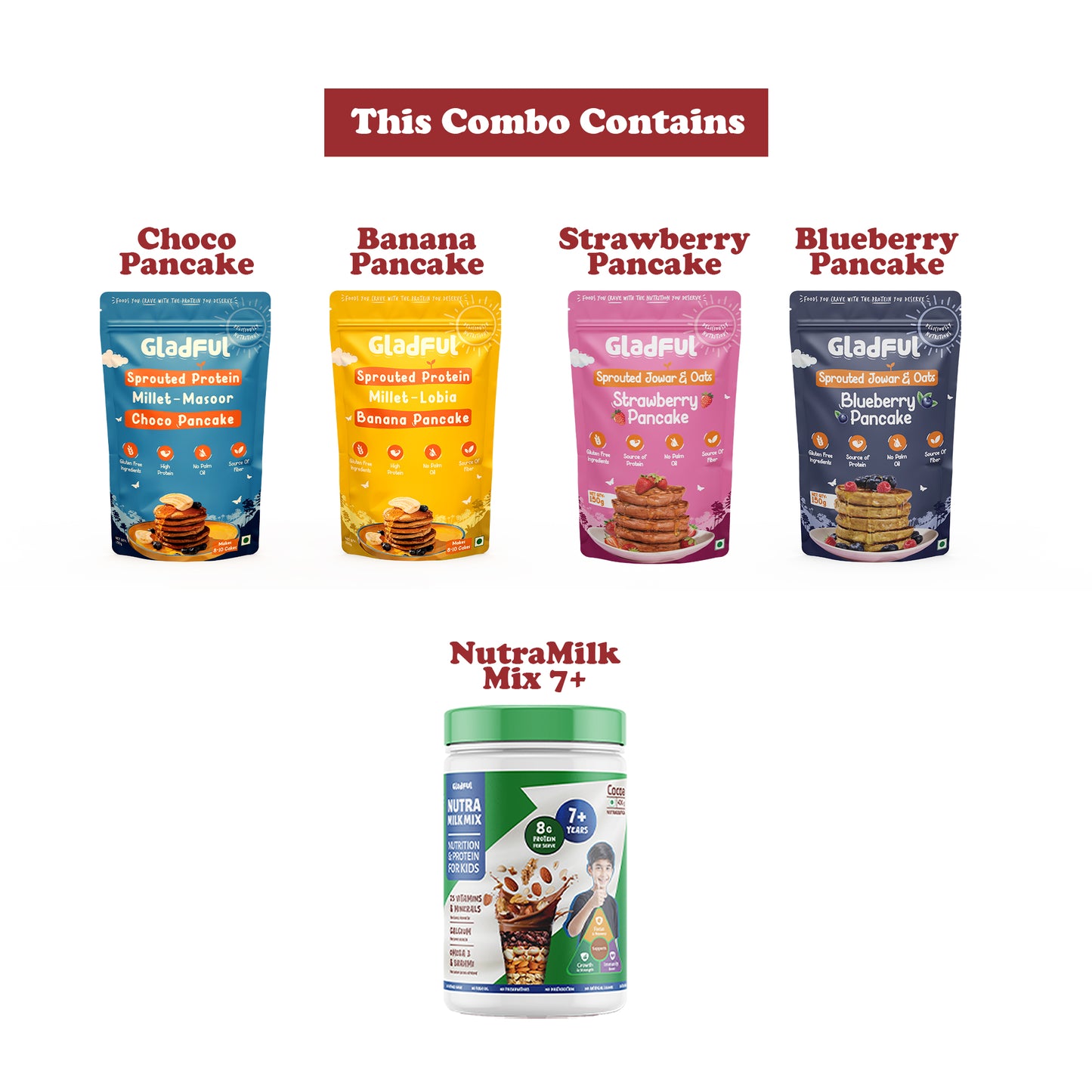 Kids Favourite Breakfast Combo - 5 Packs | 1000gms