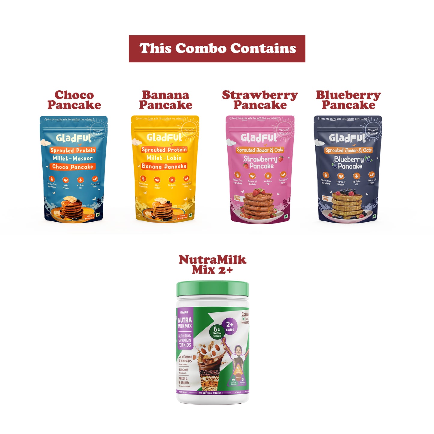 Toddler Breakfast Combo - 5 Packs | 1000gms
