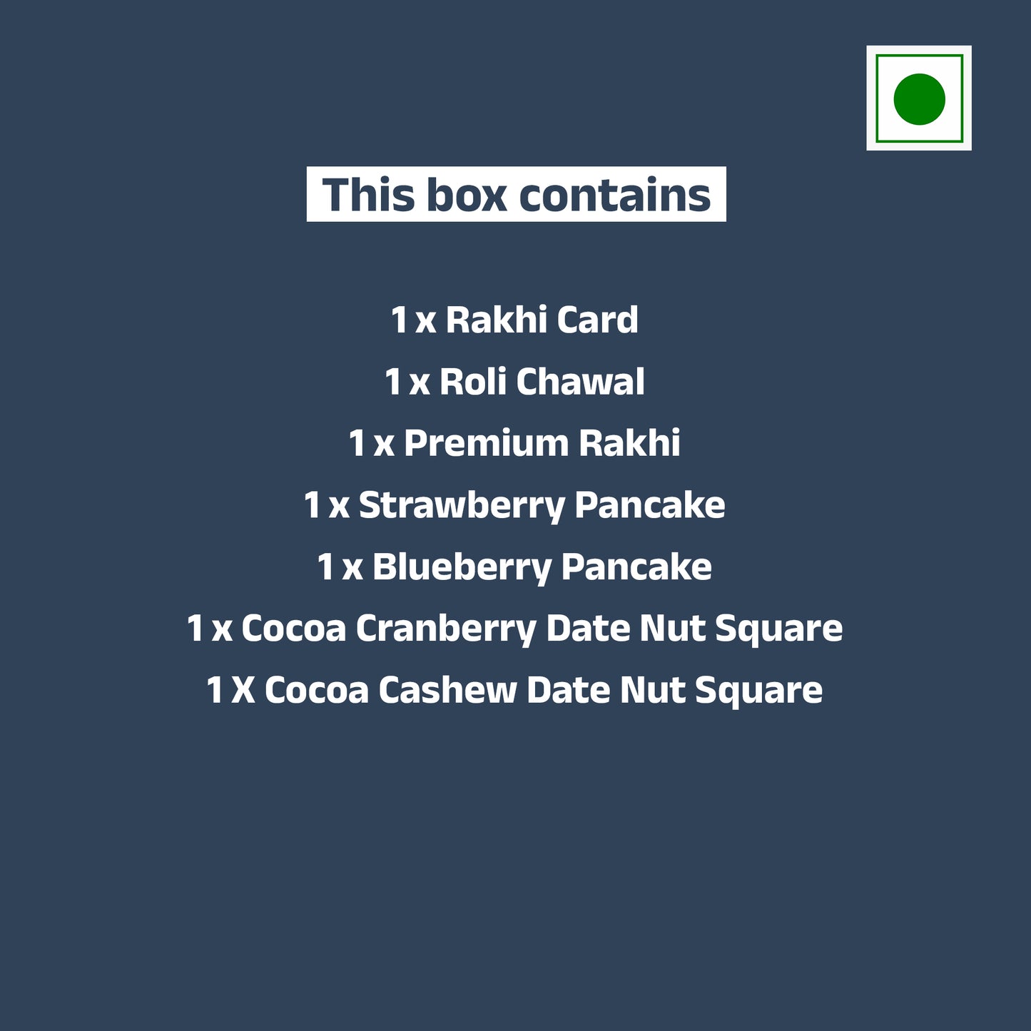Berry Sweet Rakhi Box - 7 Products