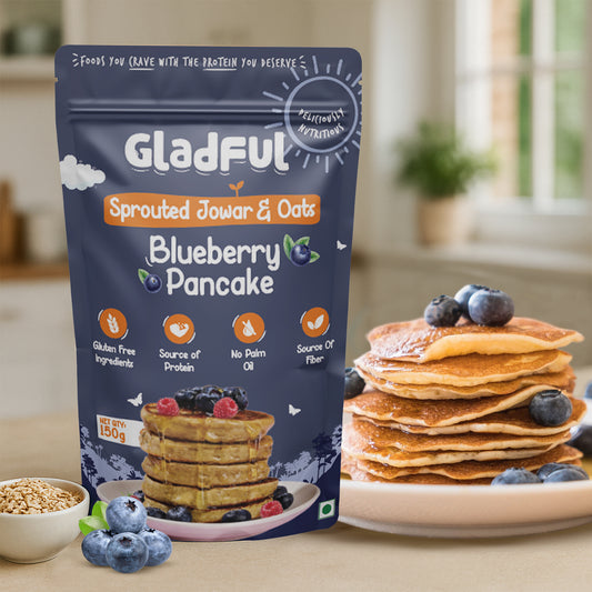 Blueberry Pancake Mix with Jowar and Oats - 150gms