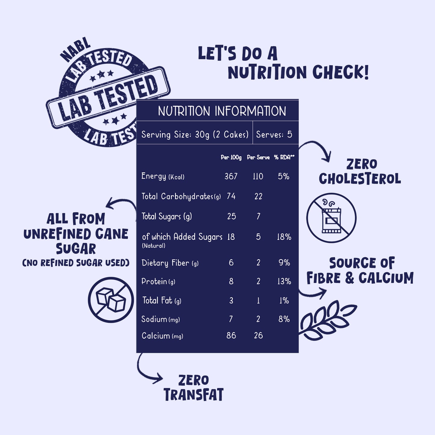Blueberry Pancake Mix with Jowar and Oats - 150gms