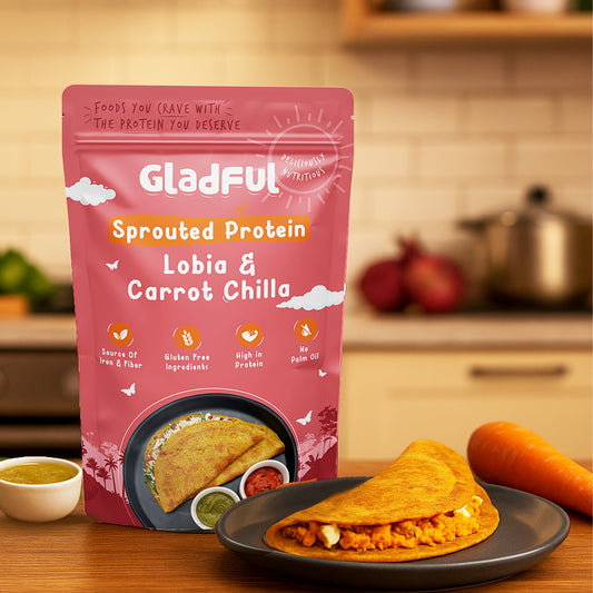 No Onion No Garlic Carrot Chilla Mix - 200gms