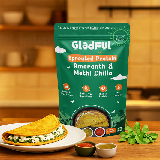 No Onion and No Garlic Methi & Amaranth Chilla Mix - 200gm