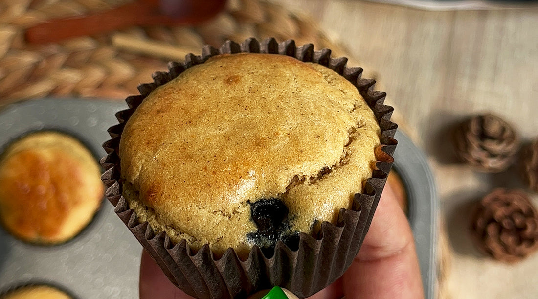 healthy whole wheat blueberry muffins 