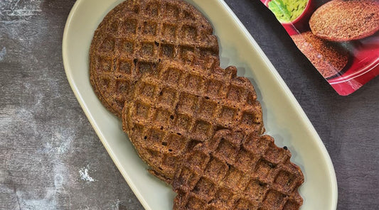 Ragi Waffles: Savoury Waffles With A Punch of Flavour!