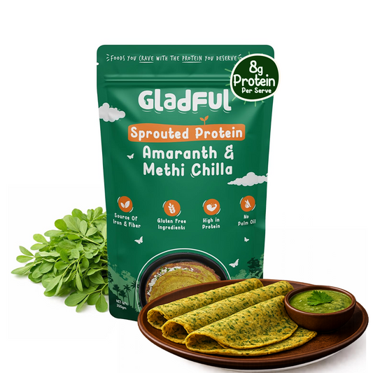 No Onion and No Garlic Methi & Amaranth Chilla Mix - 200gm
