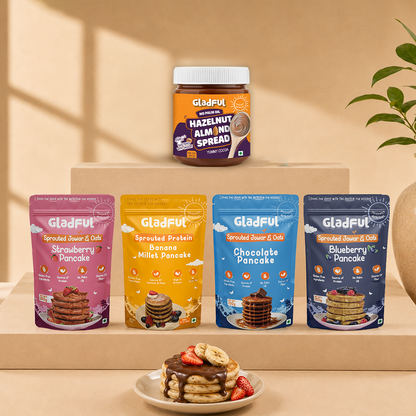 Ultimate Pancake Stack | 5 Packs & Jars | 900g