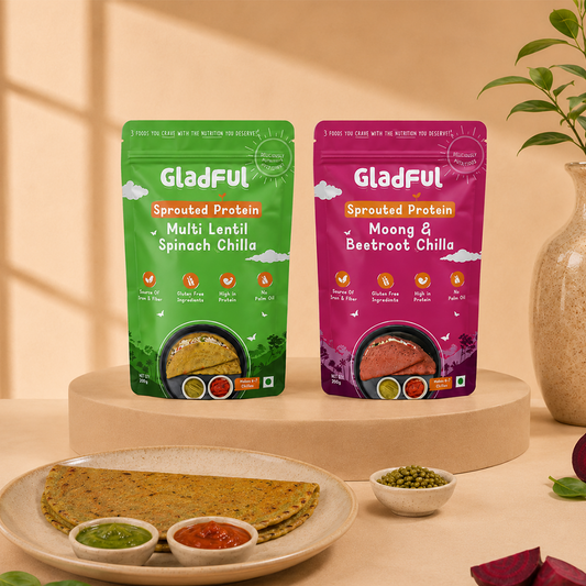 Sprouted Chilla Duo | 2 Packs | 400g