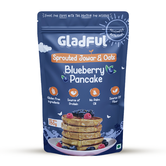 Blueberry Pancake Mix with Jowar and Oats - 150gms