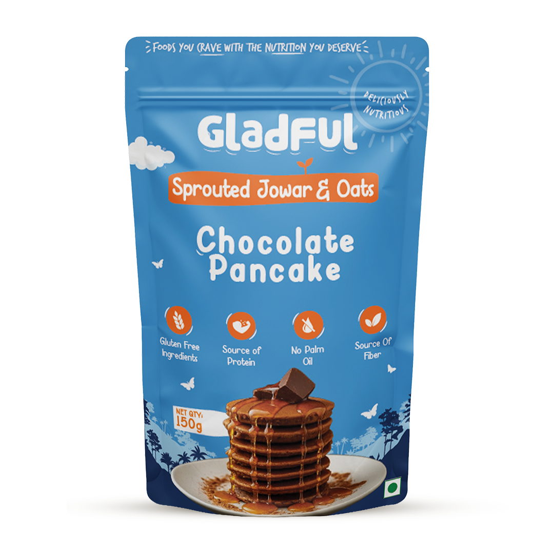 Chocolate Pancake Mix with Sprouted Millets and Masoor - 150gms