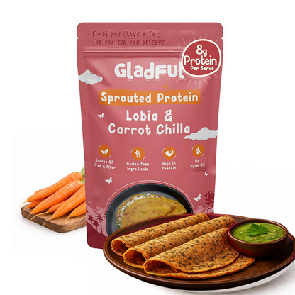 No Onion No Garlic Carrot Chilla Mix - 200gms