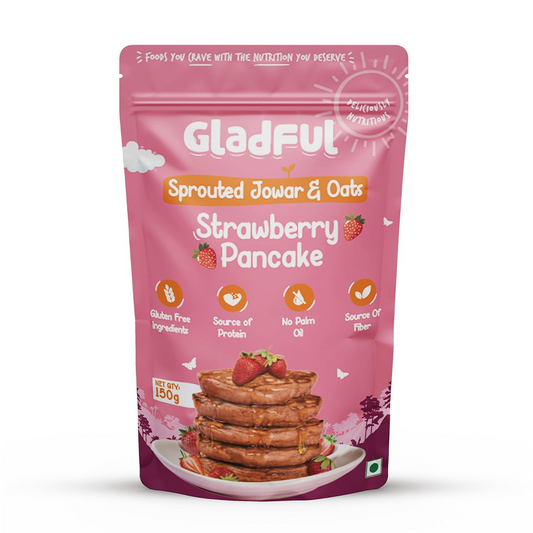 Strawberry Pancake Mix with Jowar and Oats - 150gms