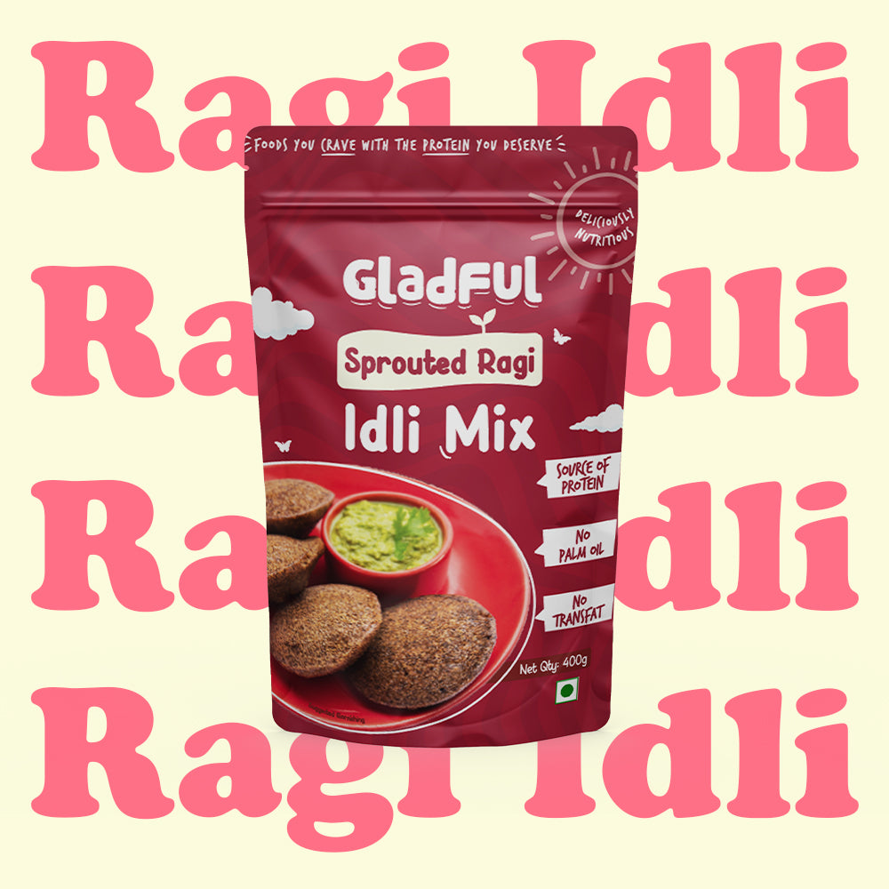 Sprouted Ragi Instant Idli Mix - 400 gms