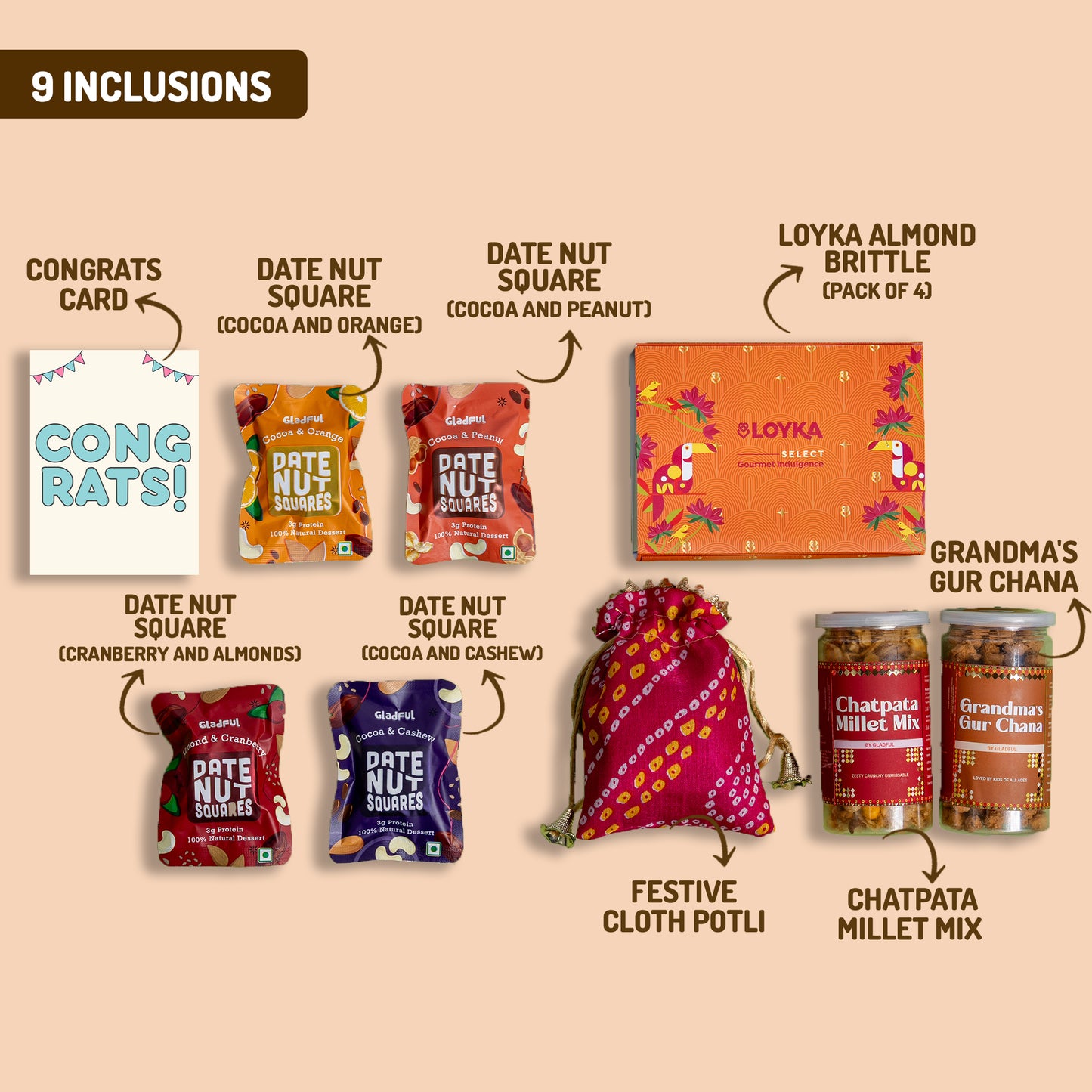 Nature's Treasure Healthy Gift Box - 12 Products