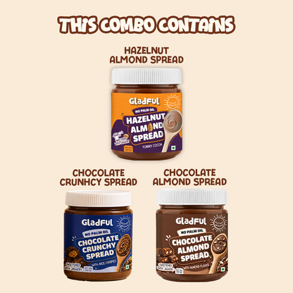 Chocolate Lovers Collection | 3 Jars | 900g