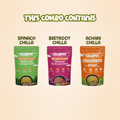 Chilla Favourites Collection | 3 Packs | 600g