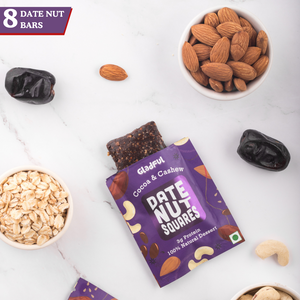 Date Nut Squares - Cocoa and Cashew