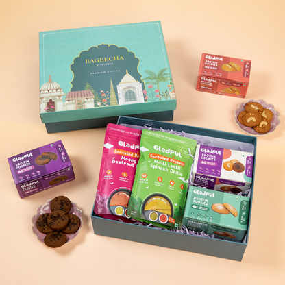 Bageecha Cookies & Breakfast Celebration Gift Box - 6 Packs