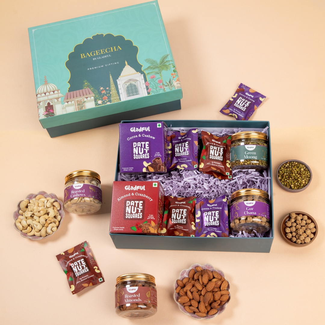 Bageecha Premium Dry Fruit Delights Gift Box - 6 packs