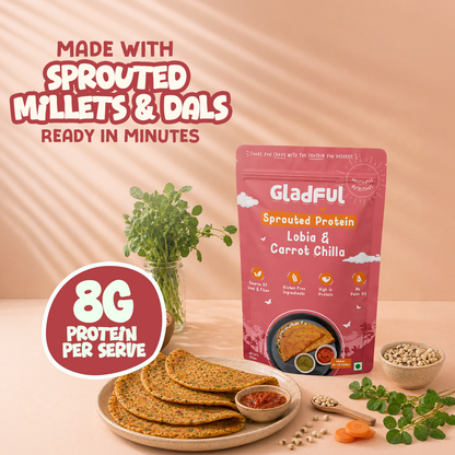 No Onion No Garlic Carrot Chilla Mix - 200gms