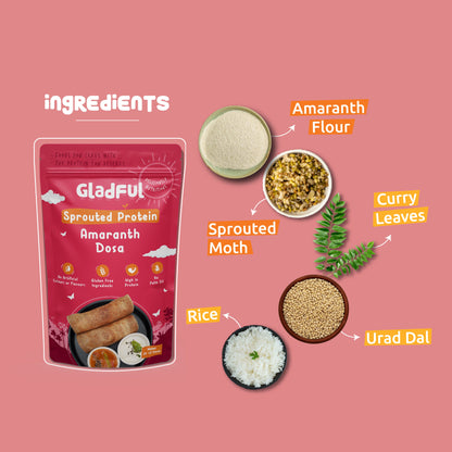 Sprouted Dosa Amaranth Instant Mix Protein
