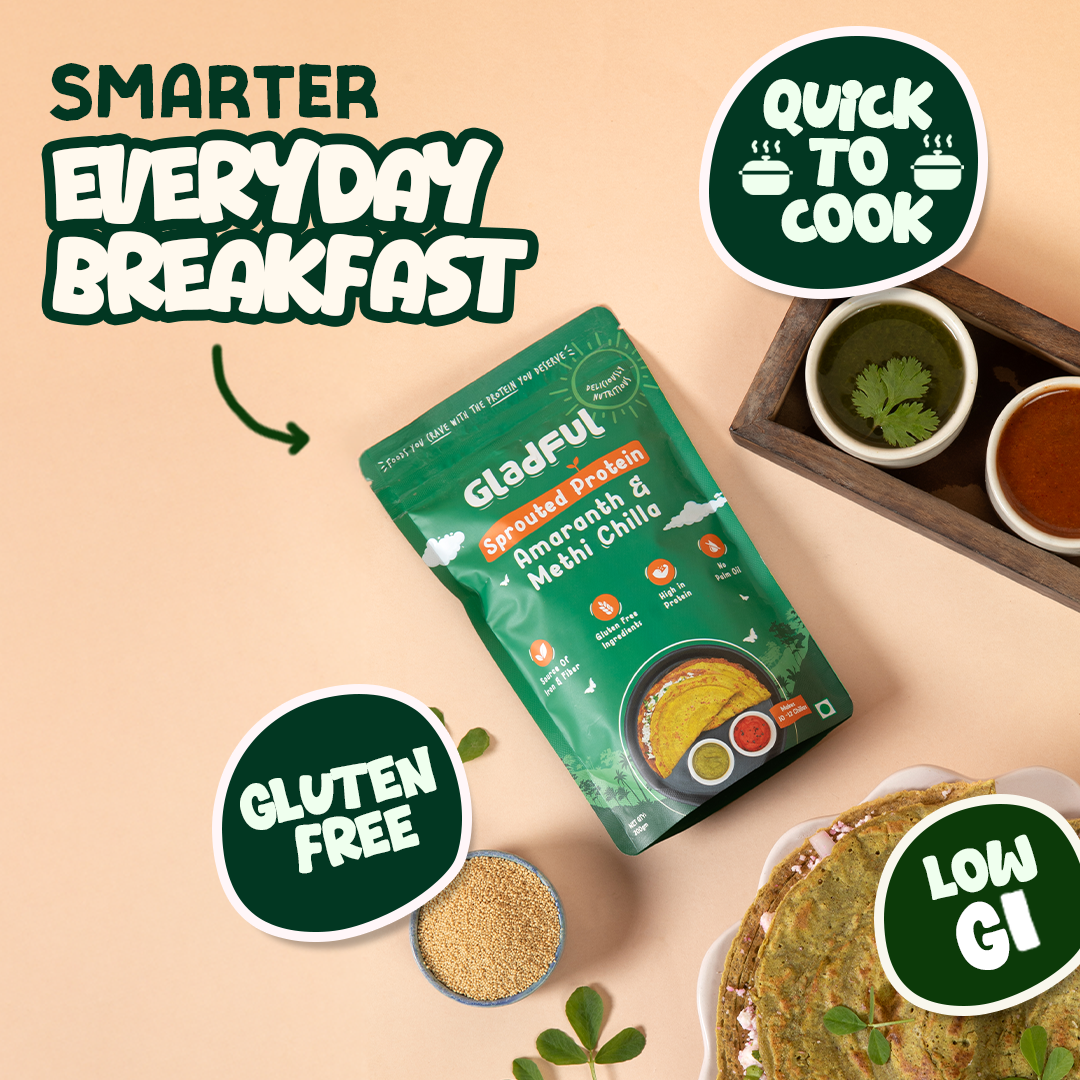 No Onion and No Garlic Methi & Amaranth Chilla Mix - 200gm