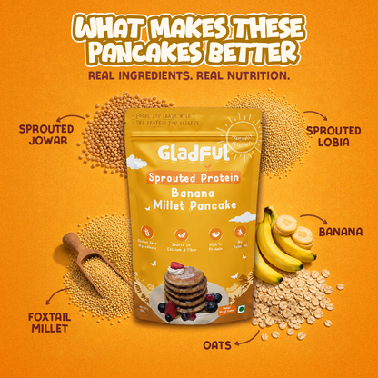 Banana Pancake Mix with Jowar and Oatss  -  150gms