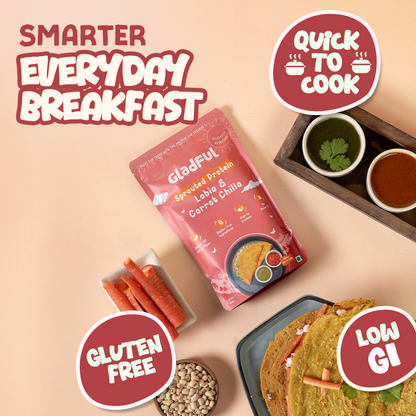 No Onion No Garlic Carrot Chilla Mix - 200gms