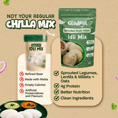 Multi - Millet Instant Idli Mix - 400gms