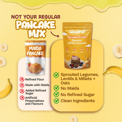 Banana Pancake Mix with Jowar and Oatss  -  150gms