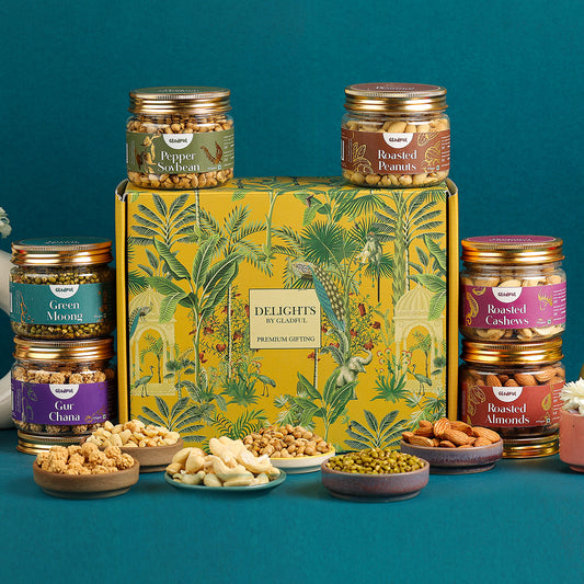 Thinking of You Premium Dry Fruits Gift Box  - 6 Products